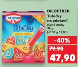Kaufland DR.OETKER Tubičky na zdobení nabídka