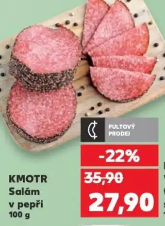 Kaufland KMOTR Salám v pepři nabídka