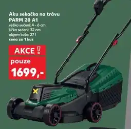 Kaufland Aku sekačka na trávu PARM 20 A1 nabídka
