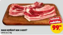 Penny Market Maso vepřový bok s kostí nabídka