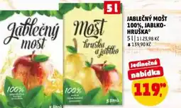 Penny Market Jablečný mošt 100%, jablko- hruška nabídka