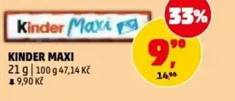 Penny Market Kinder maxi nabídka