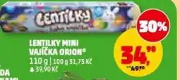Penny Market Lentilky mini vajíčka orion nabídka