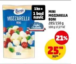 Penny Market Mini mozzarella Boni nabídka