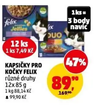 Penny Market Kapsičky pro kočky felix nabídka