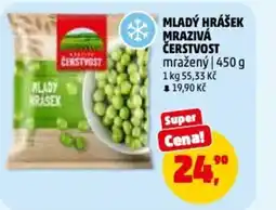 Penny Market Mladý hrášek mrazivá čerstvost nabídka