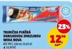 Penny Market Trubička plněná vanilkovou zmrzlinou wera nova nabídka