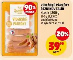 Penny Market Vídeňské párečky řezníkův talíř nabídka