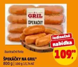 Penny Market Špekáčky na gril nabídka