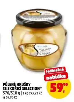 Penny Market Půlené hrušky se skořicí Selection nabídka