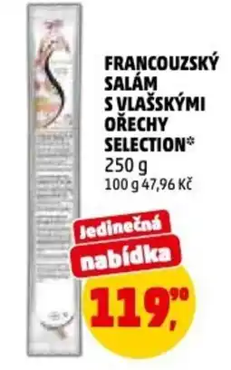 Penny Market Francouzský salám s vlašskými ořechy Selection nabídka