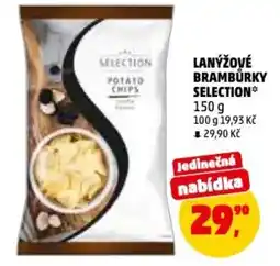 Penny Market Lanýžové brambůrky Selection nabídka