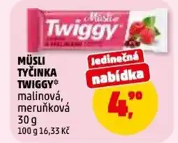 Penny Market Müsli tyčinka Twiggy nabídka