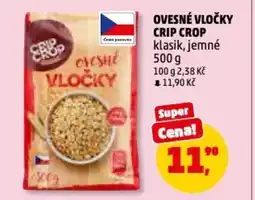 Penny Market Ovesné vločky crip crop klasik, jemné nabídka