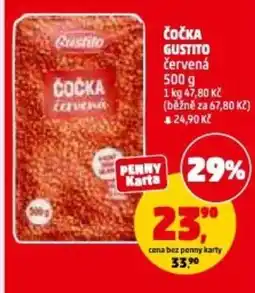 Penny Market Čočka gustito červená nabídka