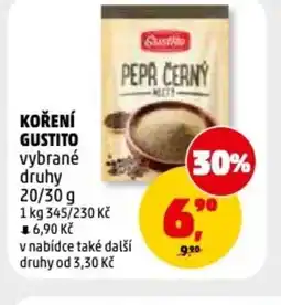 Penny Market Koření gustito nabídka