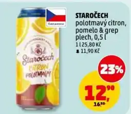 Penny Market Staročech polotmavý citron, pomelo & grep plech nabídka