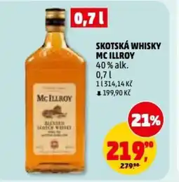 Penny Market Skotská whisky Mc illroy nabídka