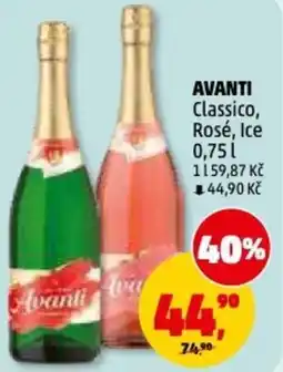 Penny Market Avanti classico, rosé, ice nabídka