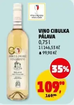 Penny Market Vino cibulka pálava nabídka