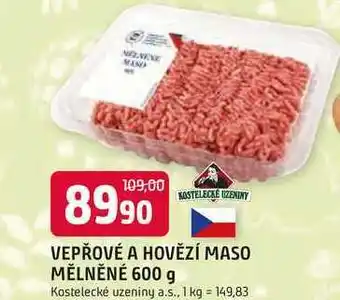 Trefa VEPŘOVÉ A HOVĚZÍ MASO MĚLNĚNÉ nabídka