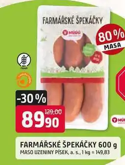 Trefa FARMÁŘSKÉ ŠPEKÁČKY nabídka