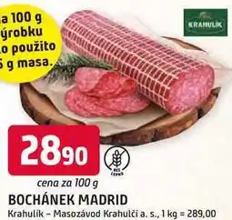 Trefa BOCHÁNEK MADRID nabídka