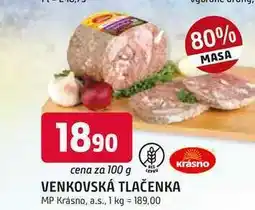 Trefa VENKOVSKÁ TLAČENKA nabídka
