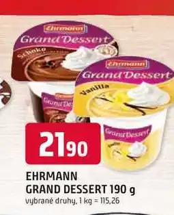 Trefa GRAND DESSERT nabídka