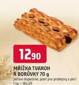 Trefa MŘÍŽKA TVAROH A BORŮVKY nabídka