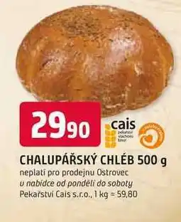 Trefa CHALUPÁŘSKÝ CHLÉB nabídka