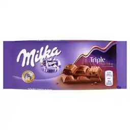 Trefa Milka čokoláda 90 g, vybrané druhy nabídka