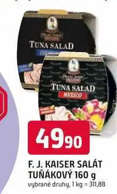 Trefa Franz Josef KAISER SALÁT TUŇÁKOVÝ nabídka