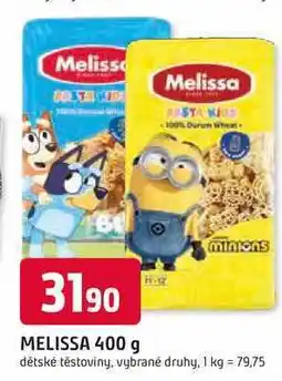 Trefa MELISSA 400 g dětské těstoviny nabídka