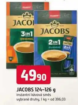 Trefa JACOBS 124-126 g instantní kávová směs nabídka