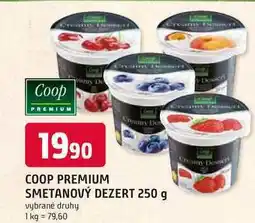 Trefa COOP PREMIUM SMETANOVÝ DEZERT nabídka