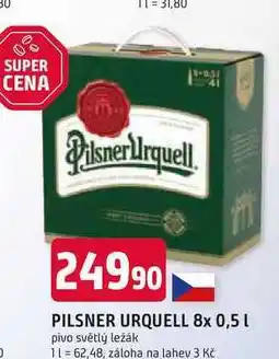 Trefa Pilsner Urquell Pivo ležák světlý nabídka