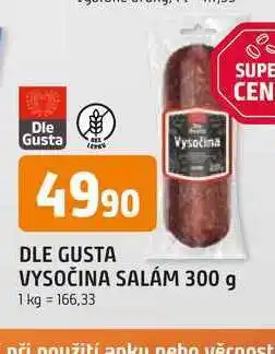 Trefa VYSOČINA SALÁM nabídka