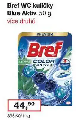 Ráj drogerie Bref WC kuličky Blue Aktiv nabídka