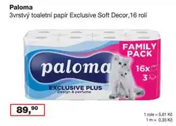 Ráj drogerie Paloma 16 rolí nabídka
