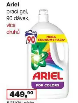 Ráj drogerie Ariel 90 dávek nabídka