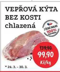 RABBIT řeznictví VEPŘOVÁ KÝTA BEZ KOSTI chlazená Z ČESKÉ SKALICE 100% nabídka