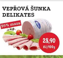 RABBIT řeznictví VEPŘOVÁ ŠUNKA DELIKATES 95% masa nabídka