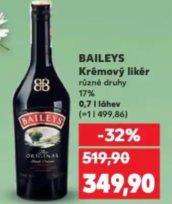 Kaufland BAILEYS Krémový likér nabídka