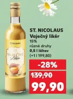 Kaufland ST. NICOLAUS Vaječný likér 15% nabídka