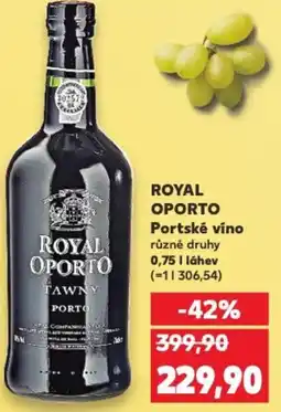 Kaufland ROYAL OPORTO Portské víno nabídka