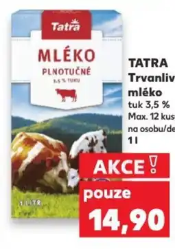 Kaufland TATRA Trvanlivé mléko nabídka