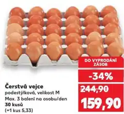 Kaufland Čerstvá vejce nabídka