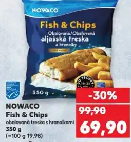 Kaufland NOWACO Fish & Chips nabídka