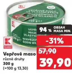 Kaufland Vepřové maso nabídka